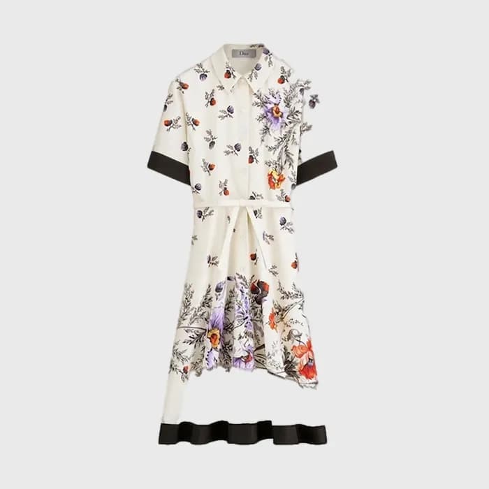 디올 여성 미디 길이 벨트 셔츠 드레스 - Dior Womens Mid-Length Bel… - 1