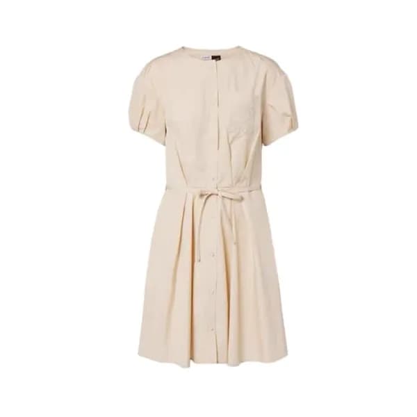 로에베 여성 파울라 이비자 아나그램 셔츠 드레스 - Loewe Womens Natural Paulas Ibiza Anagram Shirt Dress - loc16263x