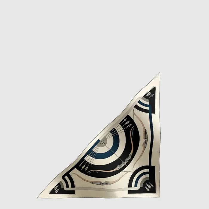 에르메스 여성 아크 앙 시엘 트라이앵글 스카프 - Hermes Womens Arcs-en-Ciel Giant Triangle Scarf - acc8814x - 1