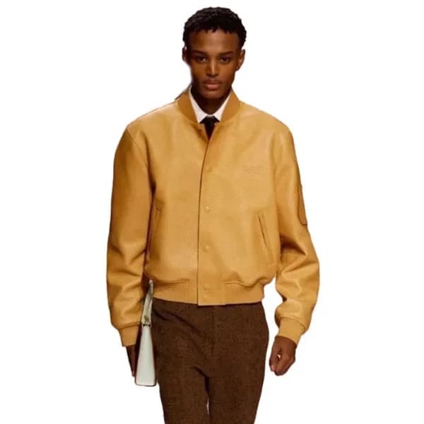 루이비통 남성 가죽 자켓 - Louis vuitton Mens Leather Jacket - lvc16845x - 1
