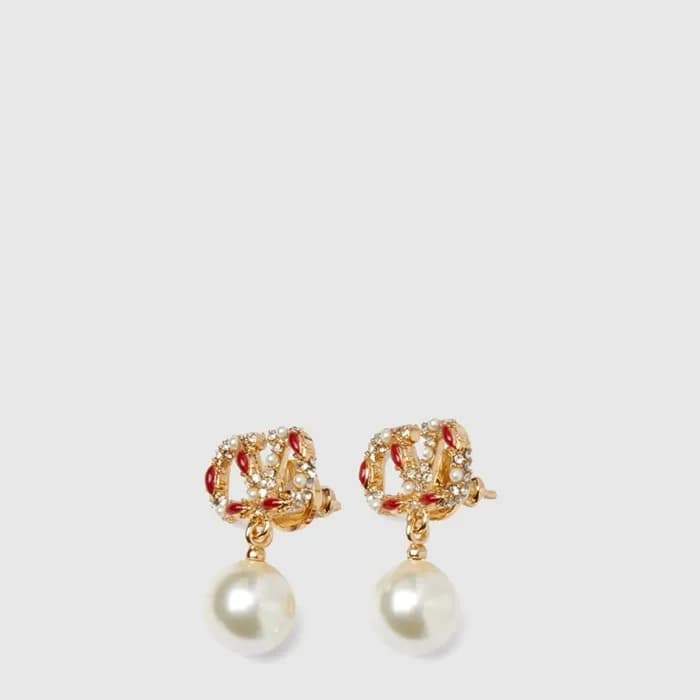 발렌티노 여성 크리스탈 이어링 - Valentino Womens Crystal Earring - acc10372x - 1