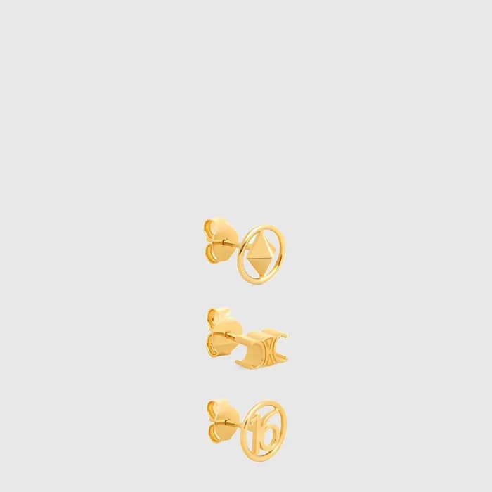 셀린느 여성 골드 이어링 - Celine Womens Gold Earring - acc10482x - 1