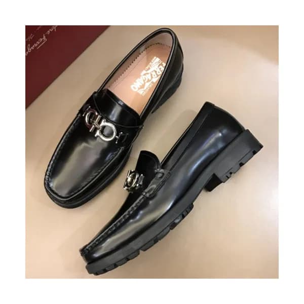 FERRAGAMO 2018 MENS U-TIP LEATHER LOAFER - 페레가모 남… - 1