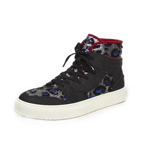 GUCCI 2018 MENS GLTTER LEATHER ANKLE SKEAKERS - 구찌… - 1