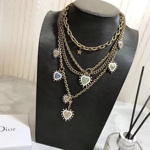 Dior Choker 18k Rose Gold - 디올 여성용 목걸이 18K도금 … - 1