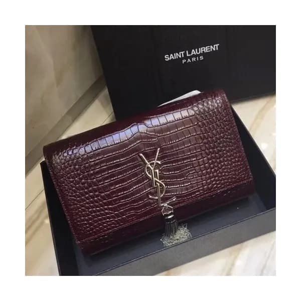Saint Laurent Women Tassel Chain Satchel Shoulder … - 1