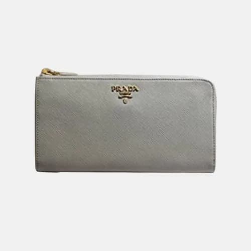 Prada 2018 Ladies Saffiano Leather Zippy Long Purs… - 1