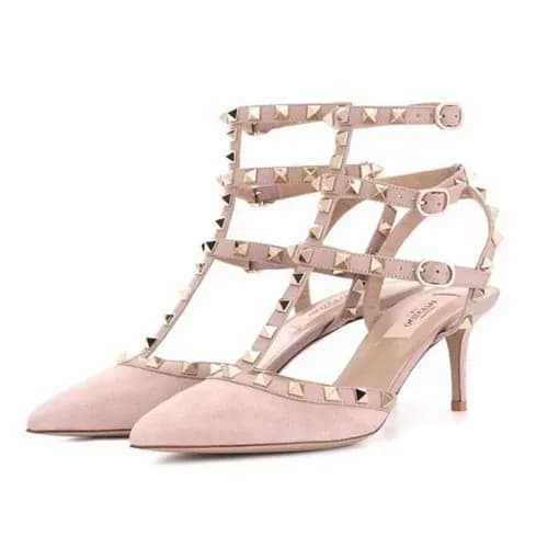 Valentino 2018 Ladies Rockstud Pumps Beige - 발렌티노 … - 1