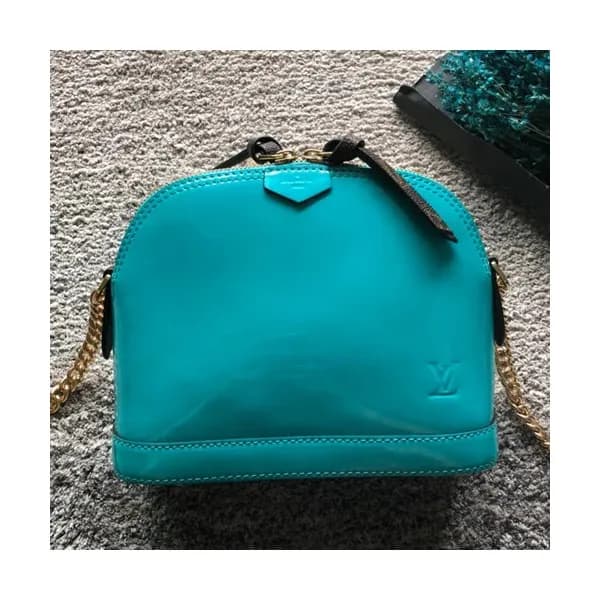 Louis Vuitton Vernis Alma Mini Chain Shoulder Bag,… - 1