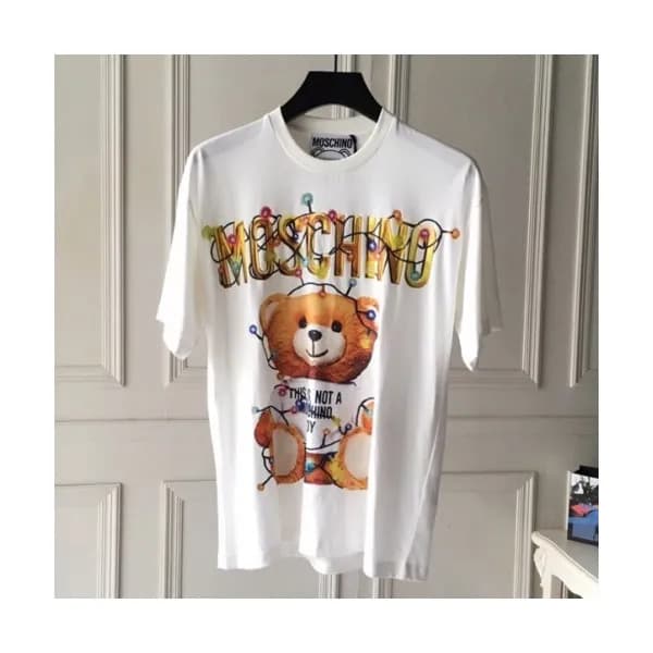 Moschino 2019 Mm/WmCrew -neck Cotton Short Sleeved… - 1