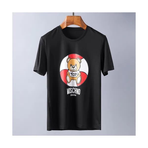 Moschino 2019 Mens Animation Printing Crew -neck C… - 1