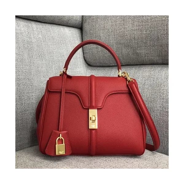 Celine 16 Leather Small Tote Shoulder Bag,23CM - 셀… - 1