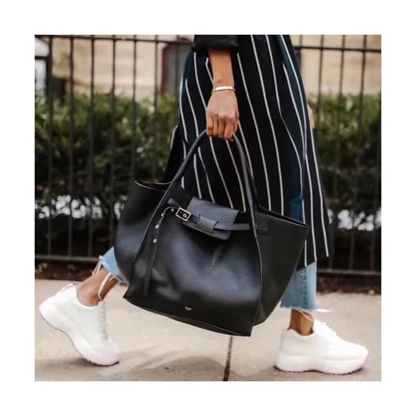 Celine Tote Shoulder Bag,33CM - 셀린느 레더 토트 숄더백 ,554… - 1