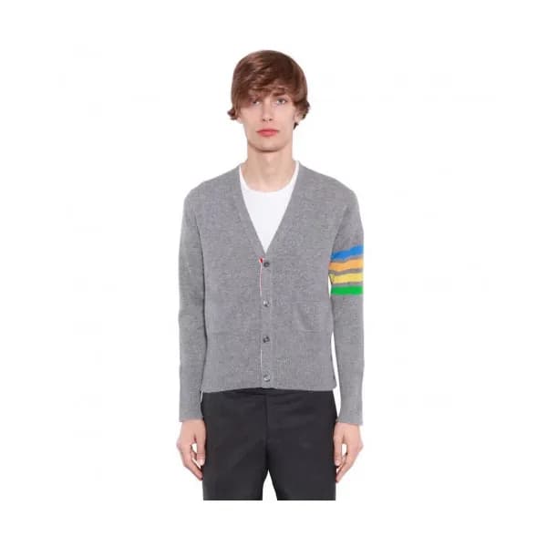 Thom Browne 2018 Mm/Wm Strap V-neck Cardigan - 톰브라… - 1