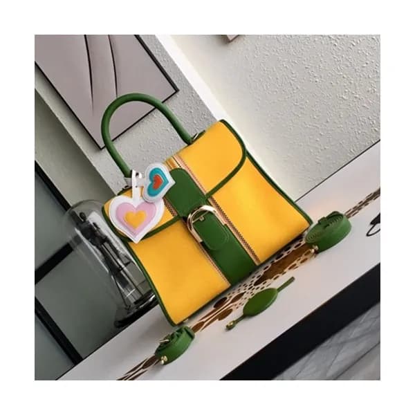 Delvaux 2019 Leather Tote Shoulder Bag,28 CM - 델보 … - 1
