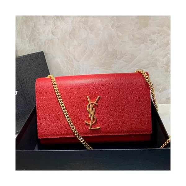 Saint Laurent Women Chain Satchel Shoulder Bag,24C… - 1