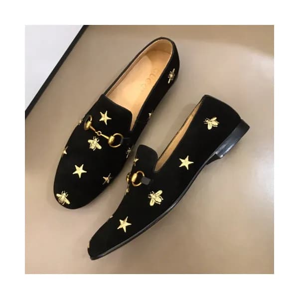 [미러급]Gucci 2019 Mens Business Honeybee Suede Leath… - 1