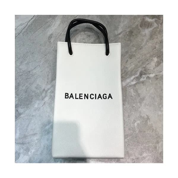 Balenciaga 2019 Leather Super Mini Tote Shoulder B… - 1