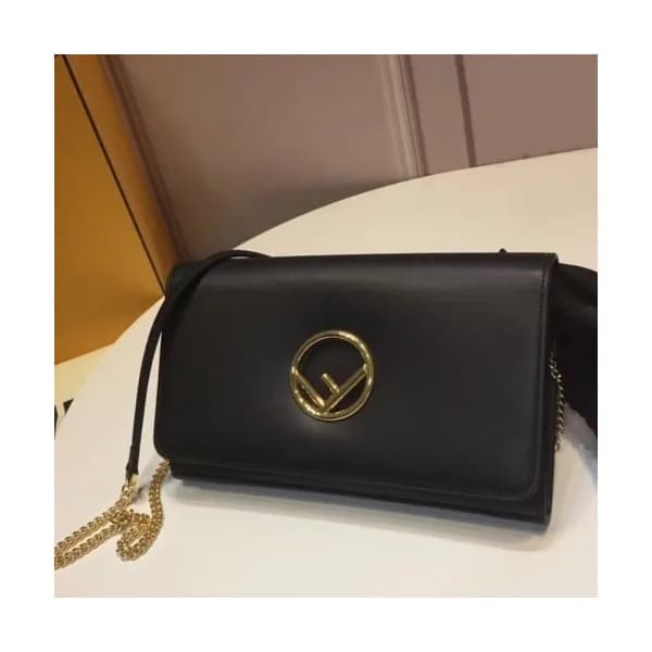 Fendi 2019 Mini Chain Shoulder Cross Bag ,22.5CM -… - 1