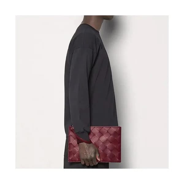 Bottega Veneta 2019 Leather Clutch Bag,30cm - 보테가 … - 1