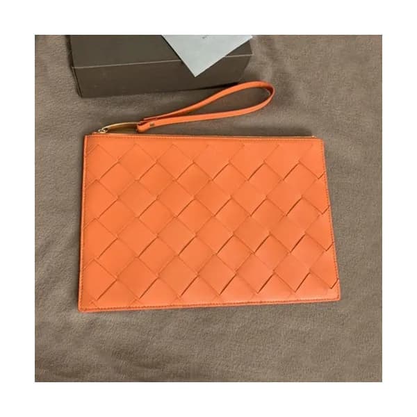 Bottega Veneta 2019 Leather Clutch Bag,30cm - 보테가 … - 1