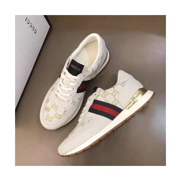 Gucci 2019 Mens Leather Sneakers - 구찌 2019 남성용 레더 … - 1