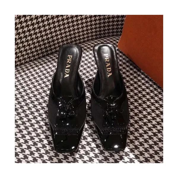 Prada 2019 Ladies Middle Heel Slipper - 프라다 2019 여… - 1