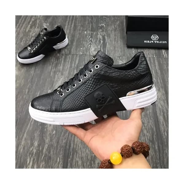 Philipp plein 2019 Mens Leather Sneakers - 필립플레인 … - 1