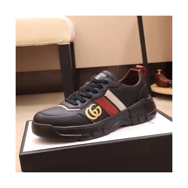 Gucci 2019 Mens Leather Sneakers - 구찌 2019 남성용 레더 … - 1