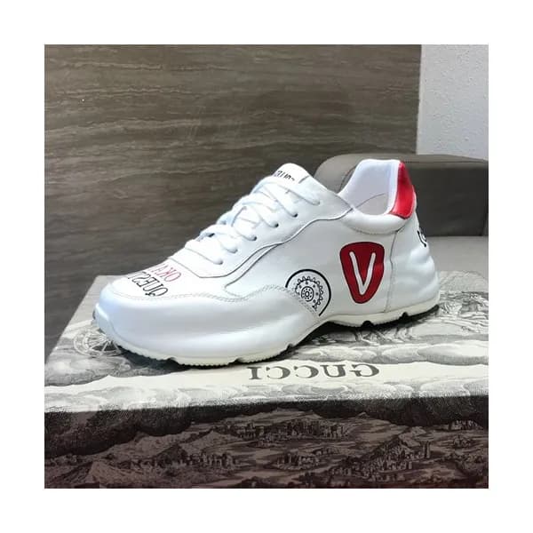 Gucci 2019 Mens Leather Sneakers - 구찌 2019 남성용 레더 … - 1