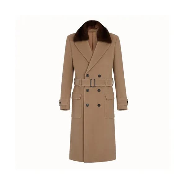 Fendi 2019 Mens Logo Cashmere Coat - 펜디 2019 남성 로고… - 1