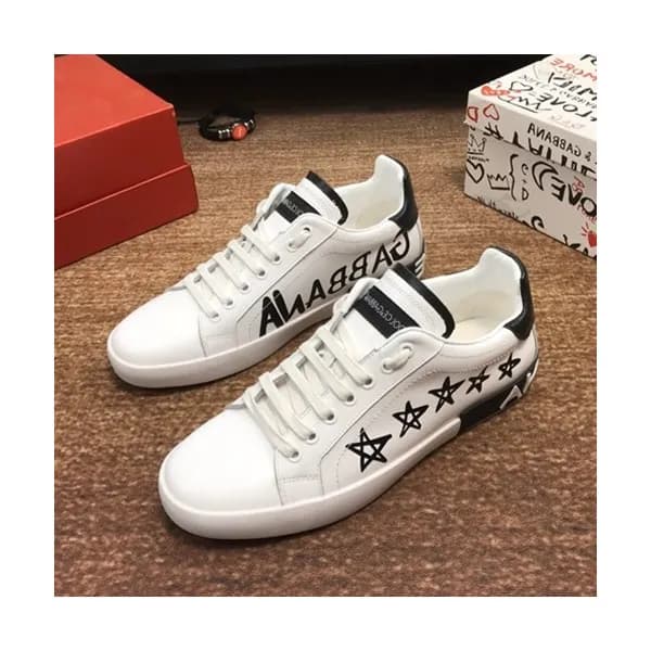 Dolce&Gabbana 2019 Mens Leather Sneakers - 돌체앤가바나… - 1