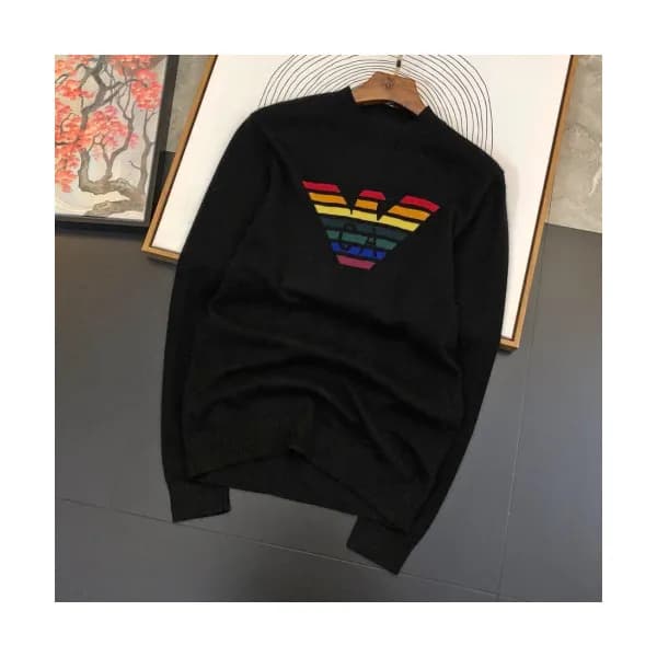 Armani 2019 Mens Crew-neck Wool Sweater - 알마니 2019… - 1