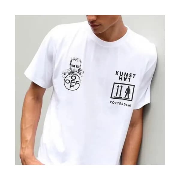 Off-white 2019 Mm/Wm Printing Logo Crew - neck Cot… - 1