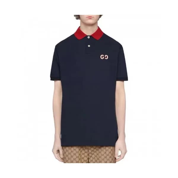 [매장판]Gucci 2020 Mens Logo Cotton Polo Short Sleeve… - 1