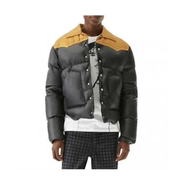 Loewe 2020 Mens Causal Goose Down Leather Jackets … - 1