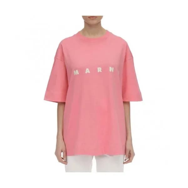 [마르니]Marni 2020 Mm/Wm Basic Logo Cotton Short Slee… - 1
