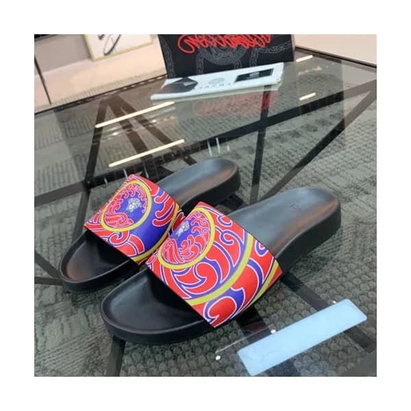 Versace 2020 Mens Leather Slipper - 베르사체 2020 남성… - 1