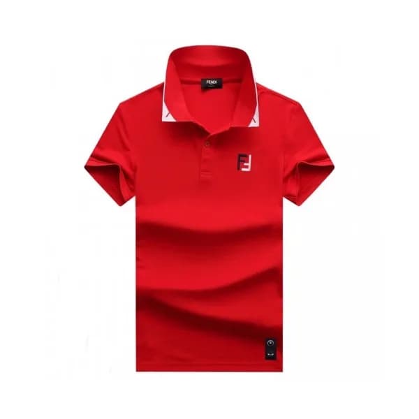 [펜디]Fendi 2020 Mens Logo Casual Cotton Polo Short … - 1