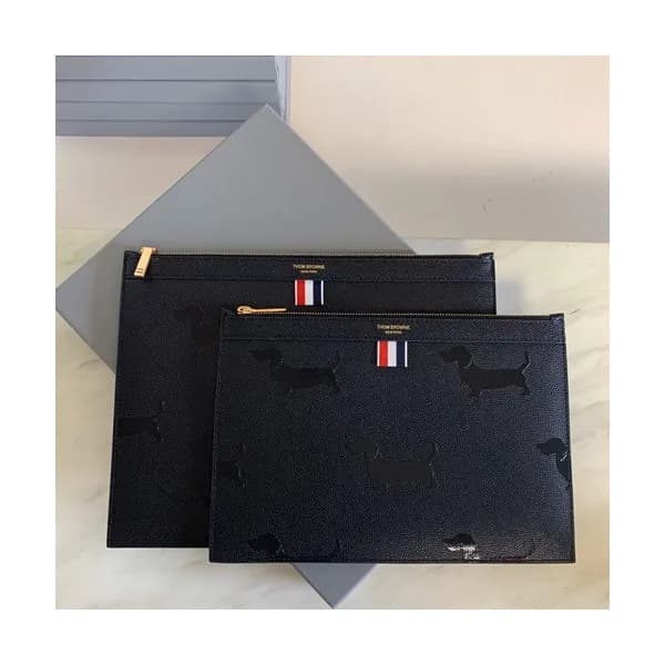 Thom Browne 2020 Leather Clutch Bag ,30/33cm - 톰브라… - 1