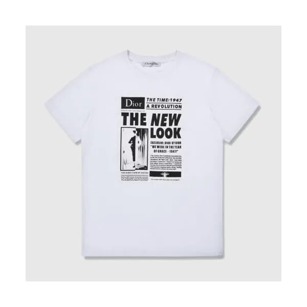 [디올]Dior 2020 Mm/Wm Logo Cotton Short Sleeved Tshi… - 1