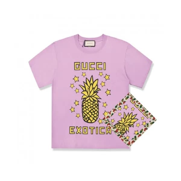 [매장판]Gucci 2020 Mm/Wm Logo Cotton Short Sleeved Ts… - 1