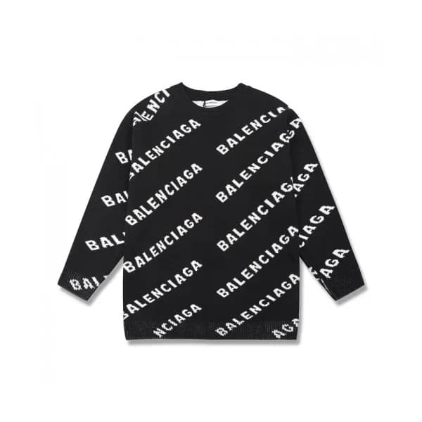 [발렌시아가]Balenciaga 2020 Mm/Wm Logo Crew-neck Sweate… - 1