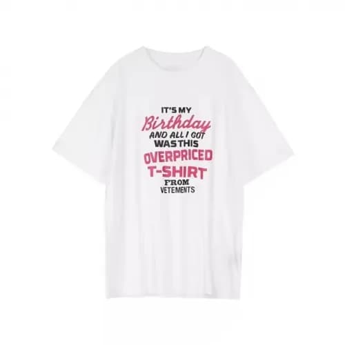 [베트멍]Vetements 2020 Mm/Wm Printing Logo Cotton Sho… - 1