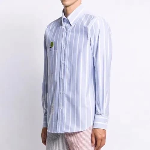 [톰브라운]Thom Browne 2020 Mens Strap Cotton Tshirts -… - 1