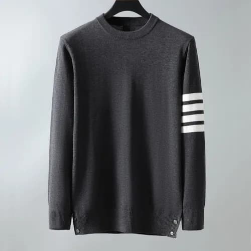 [톰브라운]Thom Browne 2020 Mens Strap Crew-neck Wool S… - 1