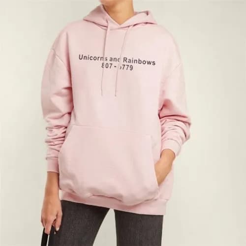 [베트멍]Vetements 2020 Mm/Wm Logo Oversize Cotton Hoo… - 1