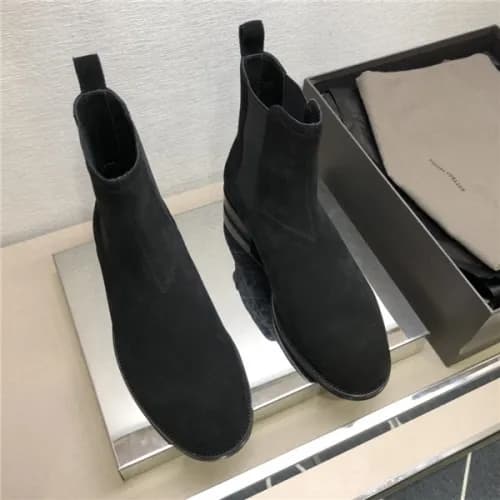 Bottega Veneta 2020 Men's Leather Ankle Boots … - 1