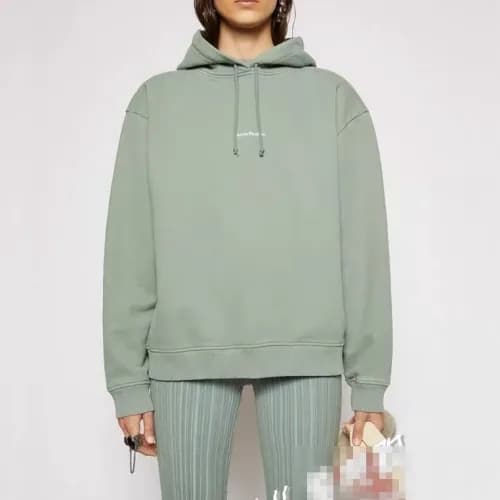 Acne Logo Cotton Oversize HoodT - 아크네 2019 남자 로고 코… - 1