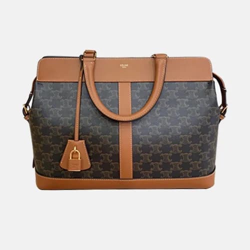 Celine 2020 Men's Leather Satchel Tote Bag,35c… - 1